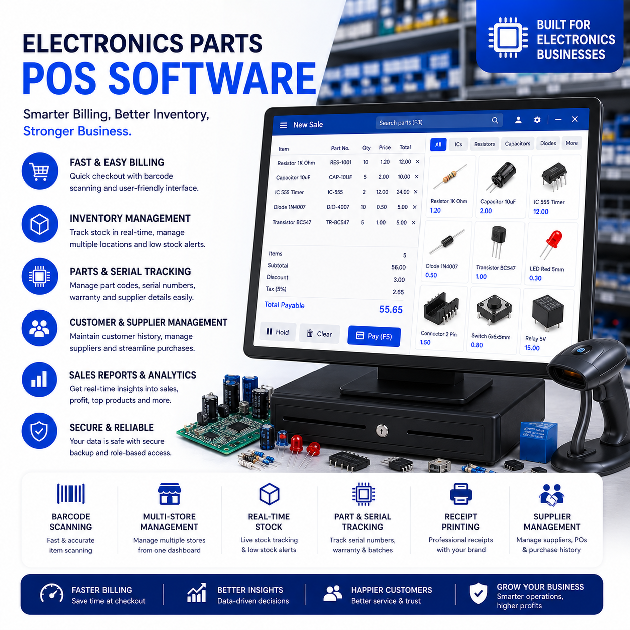 Electronics POS Software